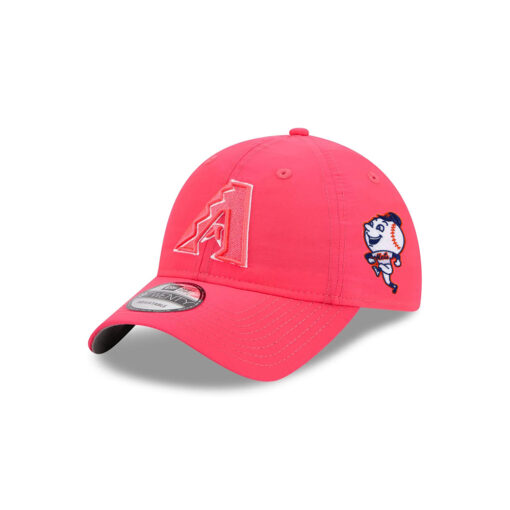 Arizona Diamondbacks Everyday Nylon Pink Embroidery Adjustable Hat