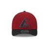 Arizona Diamondbacks Game MCrown Red Stitched Logo Snapback Cap