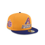 Arizona Diamondbacks Gold A-Frame Stitched Fitted Hat