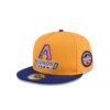 Arizona Diamondbacks Gold Stitched Logo AFrame Fitted Hat