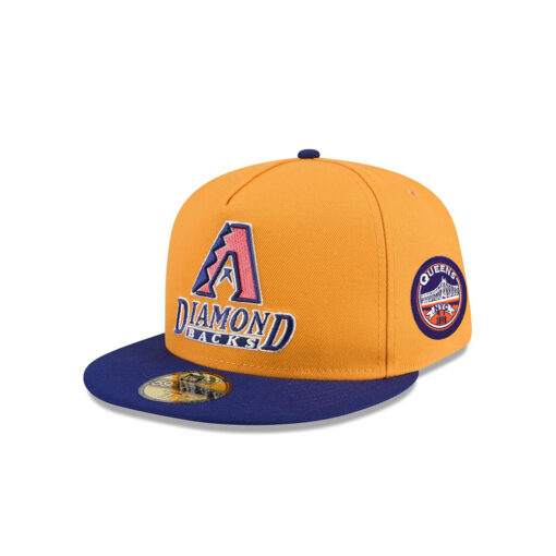 Arizona Diamondbacks Gold A-Frame Stitched Fitted Hat