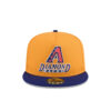 Arizona Diamondbacks Gold Stitched Logo AFrame Fitted Hat