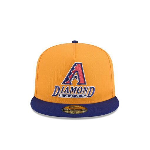 Arizona Diamondbacks Gold A-Frame Stitched Fitted Hat