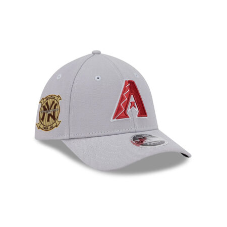 Arizona Diamondbacks Gray Stitched M-Crown Stretch Fit Hat