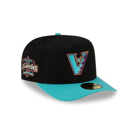 Arizona Diamondbacks Just Caps Upside Down Black Embroidered A-Frame Fitted Hat