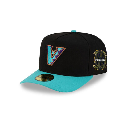 Arizona Diamondbacks Just Caps Upside Down Black Embroidered A-Frame Fitted Hat