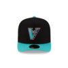 Arizona Diamondbacks Just Caps Upside Down Black Embroidered A-Frame Fitted Hat