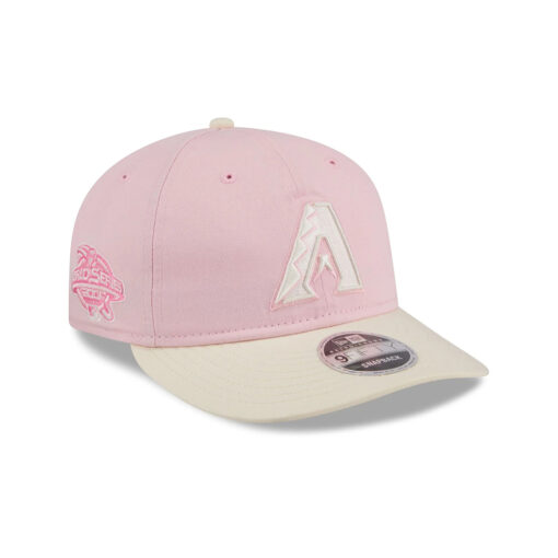 Arizona Diamondbacks Light Pink Retro Crown Pink Stitched Snapback Cap