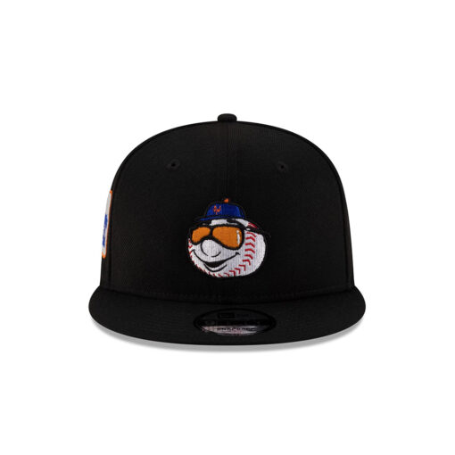 Arizona Diamondbacks Mr Met Black Embroidered Snapback Cap