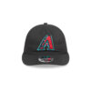Arizona Diamondbacks Nylon Retro Crown Black Stitched Logo AFrame Snapback Cap