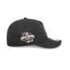 Arizona Diamondbacks Nylon Retro Crown Black Stitched Logo AFrame Snapback Cap