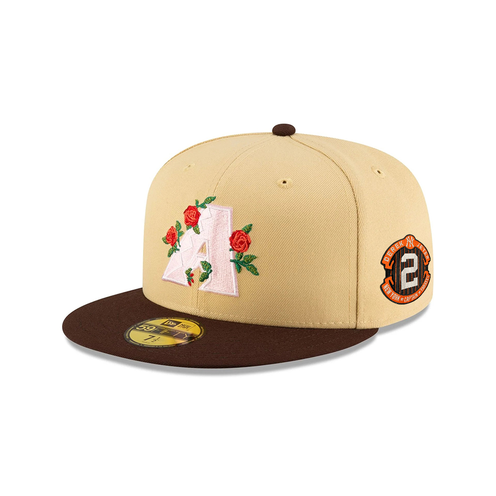 Arizona Diamondbacks Roses Cream Embroidery Fitted Cap Arizona Diamondbacks Roses Cream Embroidery Fitted Cap