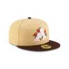 Arizona Diamondbacks Roses Cream Embroidery Fitted Cap 1 Arizona Diamondbacks Roses Cream Embroidery Logo Fitted Cap