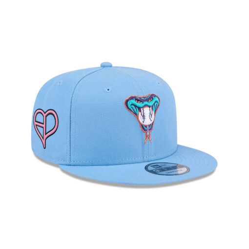 Arizona Diamondbacks Sky Blue Embroidered Snapback Hat Arizona Diamondbacks Sky Blue Embroidered Snapback Hat