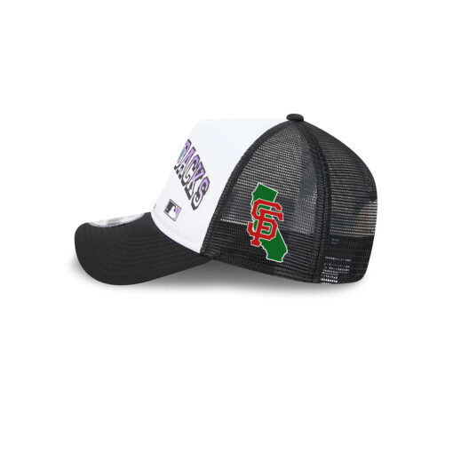 Arizona Diamondbacks Sport Classics White A-Frame Embroidery Trucker Cap