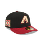 Arizona Diamondbacks Team Cards Black Stitched Fitted Hat