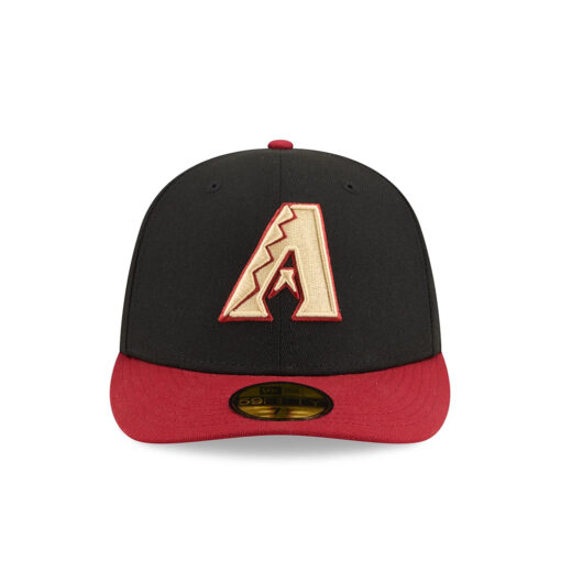 Arizona Diamondbacks Team Cards Black Stitched Fitted Hat