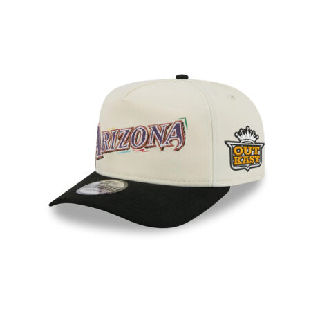 Arizona Diamondbacks Team Scribble White Stitched Golfer Hat