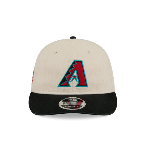 Arizona Diamondbacks Three Looms Americana Herringbone Retro Crown White Embroidered Adjustable Cap