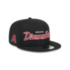 Arizona Diamondbacks Wordmark Black Embroidered Snapback Hat