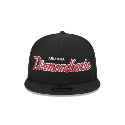 Arizona Diamondbacks Wordmark Black Embroidered Snapback Hat Arizona Diamondbacks Wordmark Black Embroidered Snapback Hat