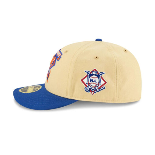 Arizona Diamondbacks World Series Low Profile Cream Embroidered Fitted Cap