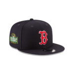 Boston Red Sox Basic Black Embroidered Snapback Cap