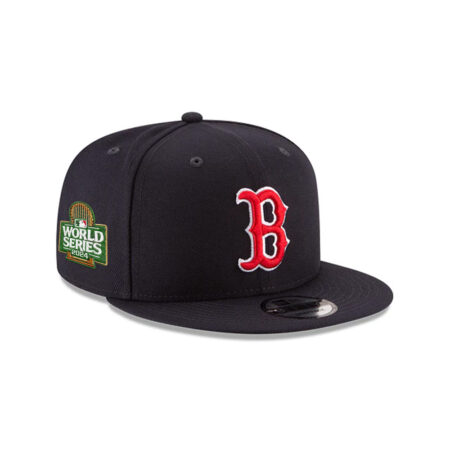 Boston Red Sox Basic Black Embroidered Snapback Cap