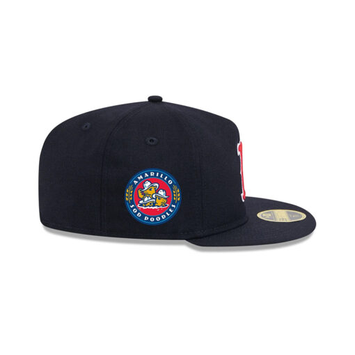 Boston Red Sox Boho Retro Crown Black Wool Embroidered Fitted Hat