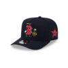 Boston Red Sox Cartoon Black Embroidered A-Frame Snapback Cap