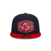 Boston Red Sox Classic Tones Black Stitched Fitted Cap 4 Boston Red Sox Classic Tones Black Stitched Fitted Cap