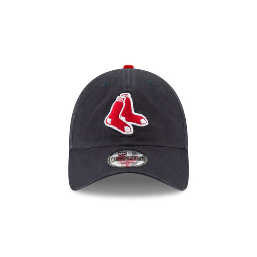 Boston Red Sox Core Classic Alt Black Stitched Adjustable Hat