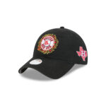 Boston Red Sox Day of the Dead Floral Black Embroidered Adjustable Hat