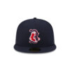 Boston Red Sox Deceptor Black Stitched Fitted Cap