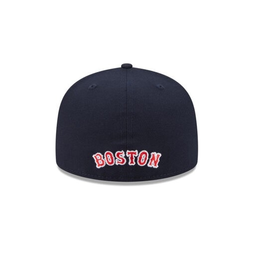 Boston Red Sox Deceptor Black Stitched Fitted Cap