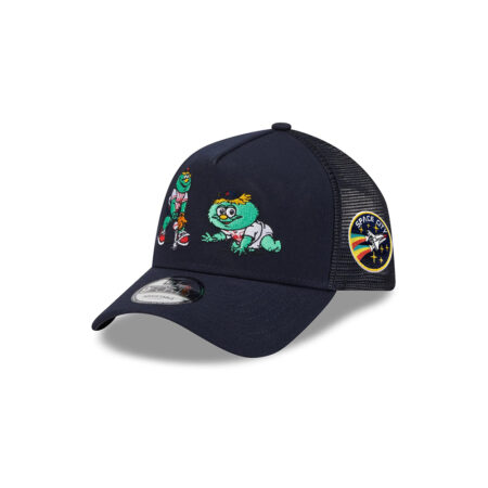 Boston Red Sox Generation Mascots Black Embroidered A-Frame Trucker Cap