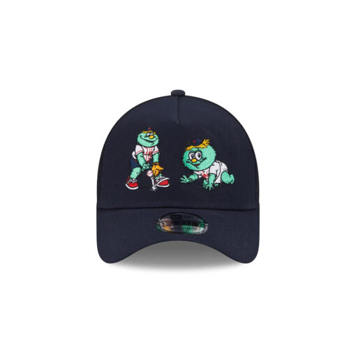 Boston Red Sox Generation Mascots Black Embroidered A-Frame Trucker Cap