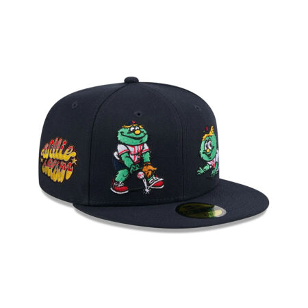 Boston Red Sox Generation Mascots Black Embroidered Fitted Cap