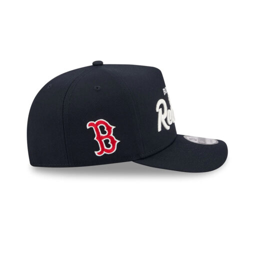 Boston Red Sox Local Play Black Embroidered A-Frame Snapback Cap
