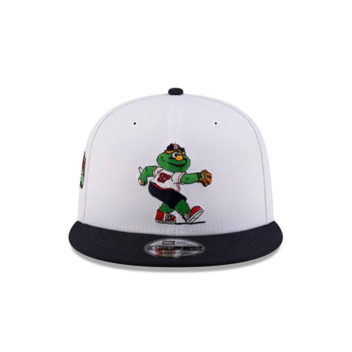 Boston Red Sox Mascot White Embroidered Snapback Hat