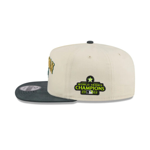 Boston Red Sox Metallic Cream Stitched Adjustable Cap