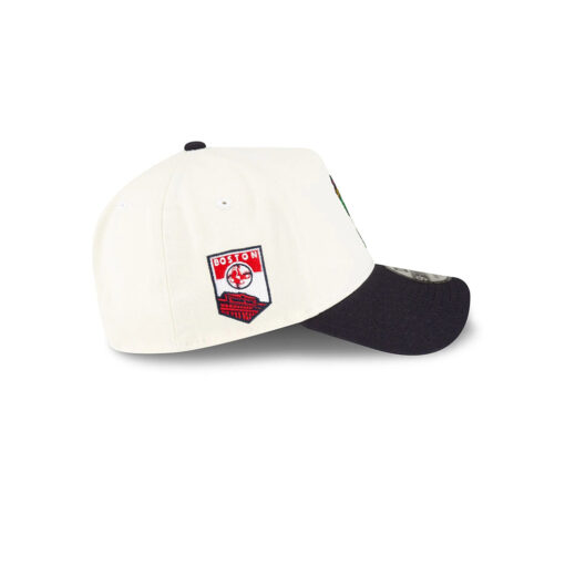 Boston Red Sox Mini Mascot White A-Frame Embroidered Snapback Cap Boston Red Sox Mini Mascot White A-Frame Embroidered Snapback Cap