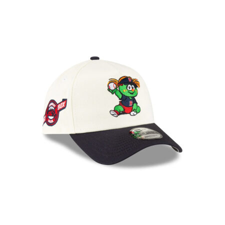 Boston Red Sox Mini Mascot White A-Frame Stitched Snapback Hat