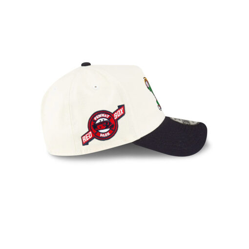 Boston Red Sox Mini Mascot White A-Frame Stitched Snapback Hat