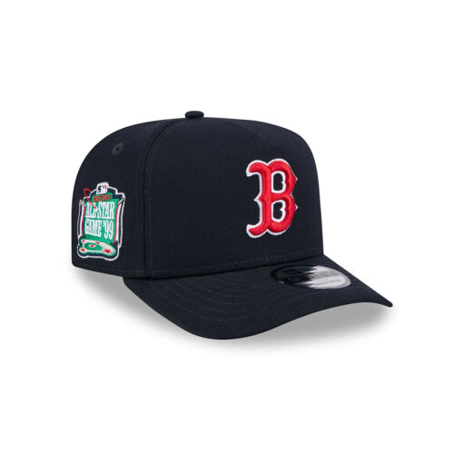 Boston Red Sox Sidepatch A-Frame Brown Embroidered Snapback Cap