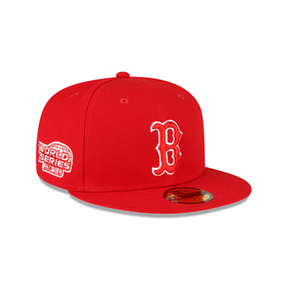 Boston Red Sox Sidepatch Red Embroidered Fitted Hat Boston Red Sox Sidepatch Red Embroidered Fitted Hat