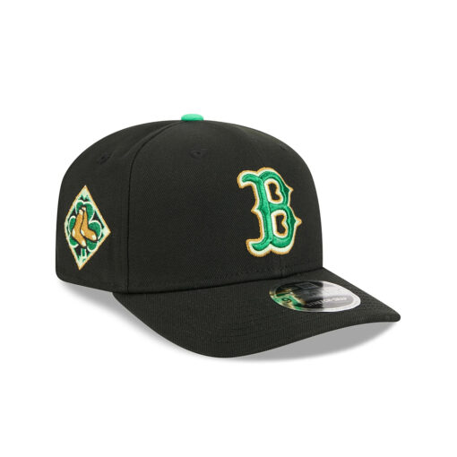 Boston Red Sox St. Patrick’s Day 2026 Black Stitched StretchSnap Cap Boston Red Sox St. Patrick’s Day 2026 Black Stitched StretchSnap Cap