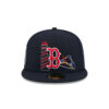 Boston Red Sox State Stitch Black Fitted Cap