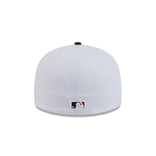 Boston Red Sox Summer Derby White Embroidered A-Frame Fitted Hat