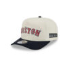 Boston Red Sox Team Scribble Cream Embroidered Golfer Cap